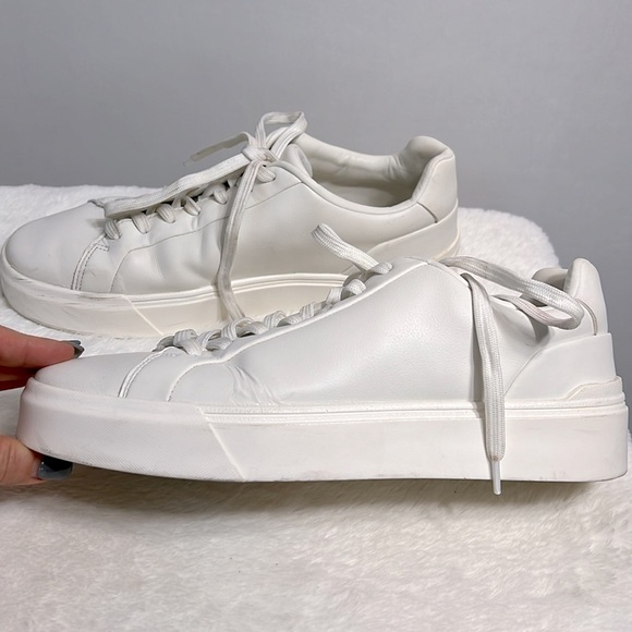 Zara lace up white unisex sneaker size W9.5 or M8 EU41 - Picture 14 of 16